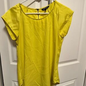 Express Women's Vibrant Yellow Blouse